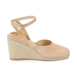 New Vince Cecilia Espadrille Wedge Pumps Blonde Sz 9